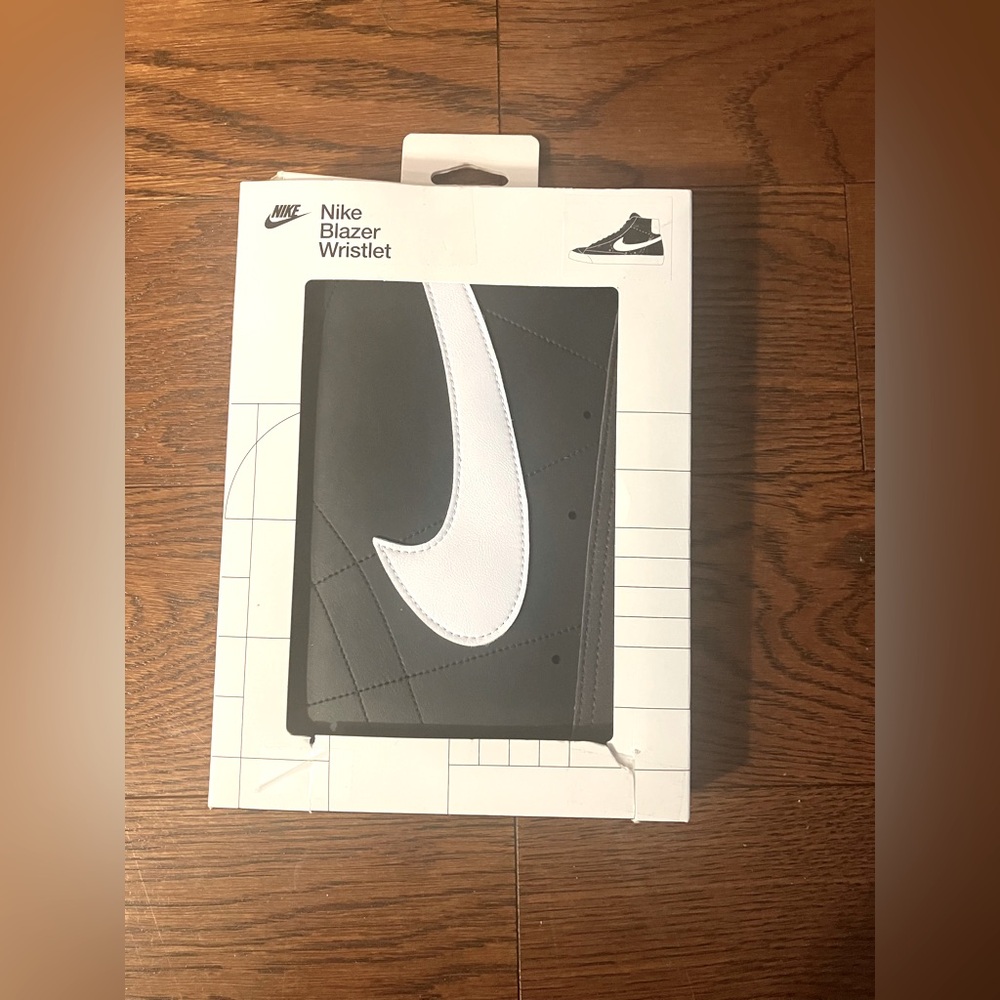 Nike Blazer Black and White Wristlet